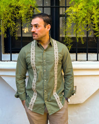 Camisa Samu'u Verde Olivo ML