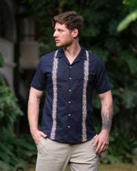 Kamisa Karai Azul Marino c/ Beige