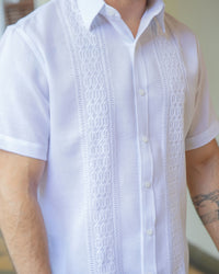 Camisa Ao Poi Clásica, Blanco