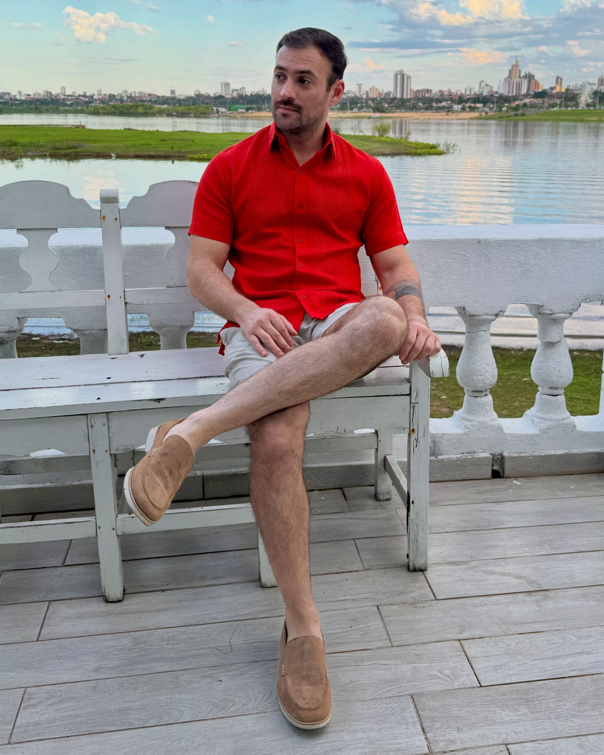 Camisa Ao Po'i Rojo