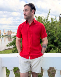 Camisa Ao Po'i Rojo