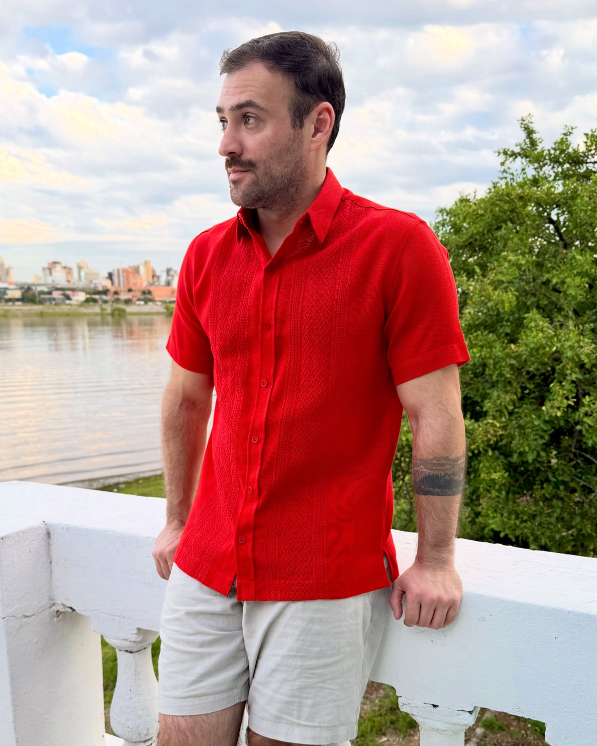 Camisa Ao Po'i Rojo