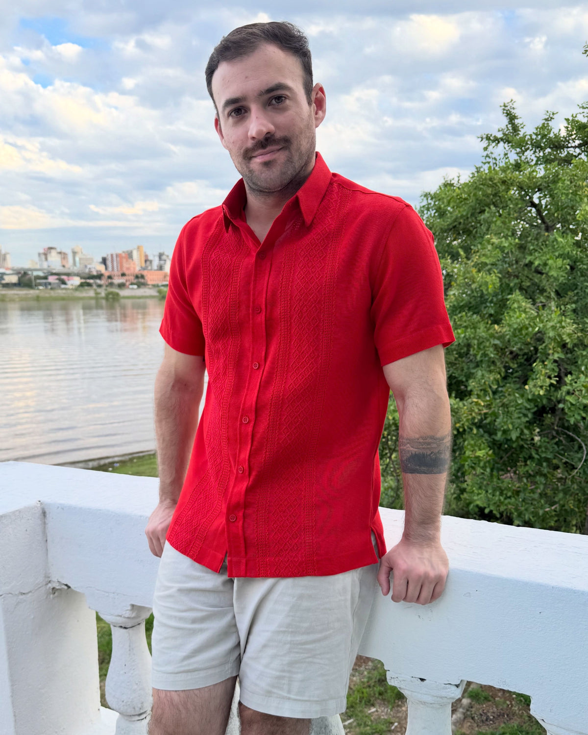 Camisa Ao Po'i Rojo