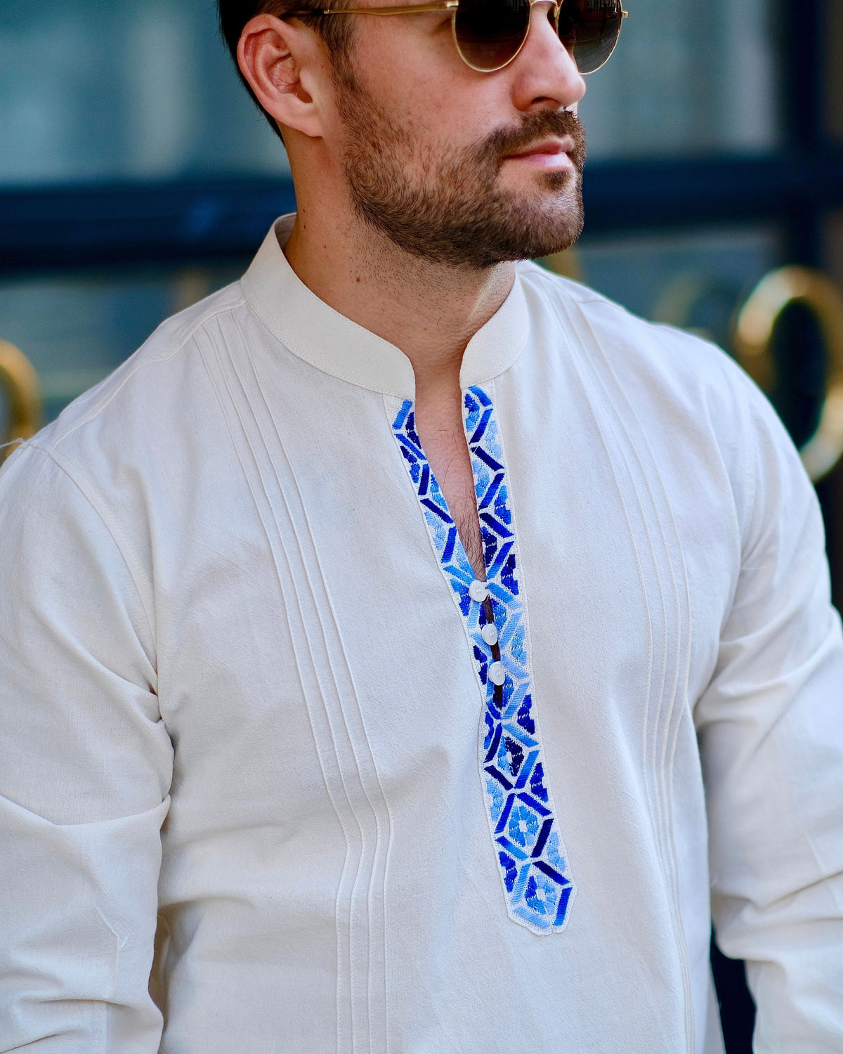 Arriero Nat. c/ Azul Matizado ML