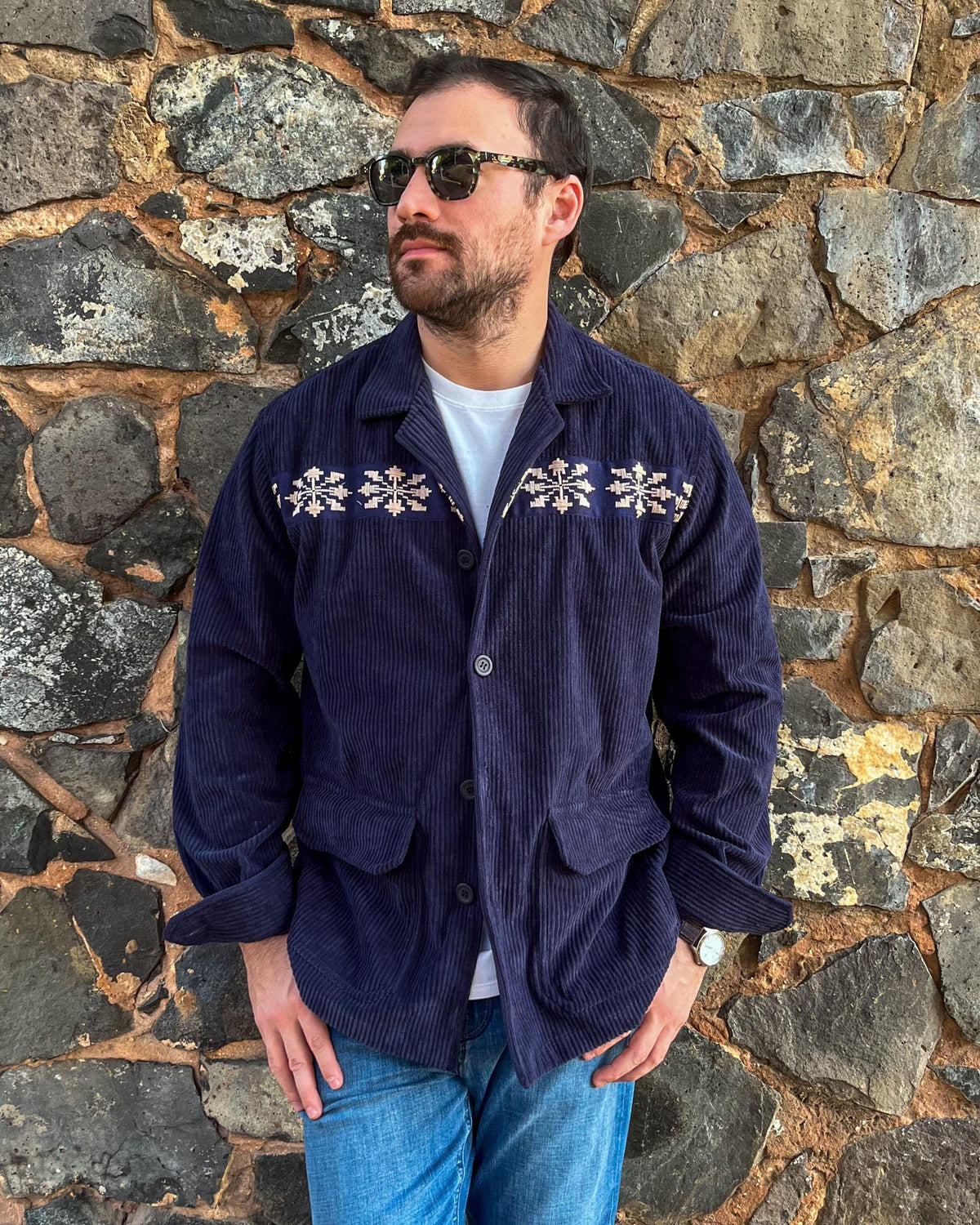 Chaqueta Corderoy Azul Marino