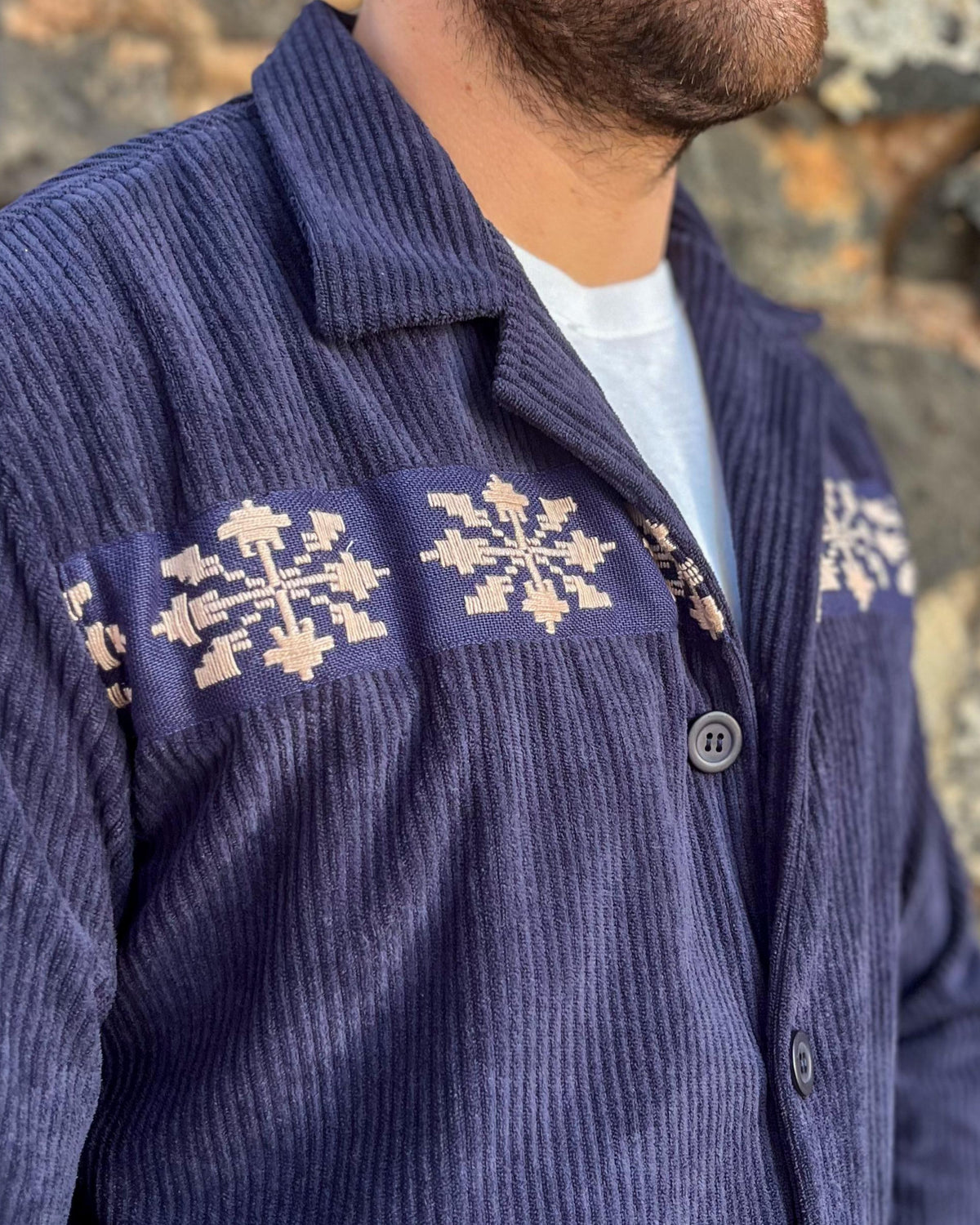 Chaqueta Corderoy Azul Marino