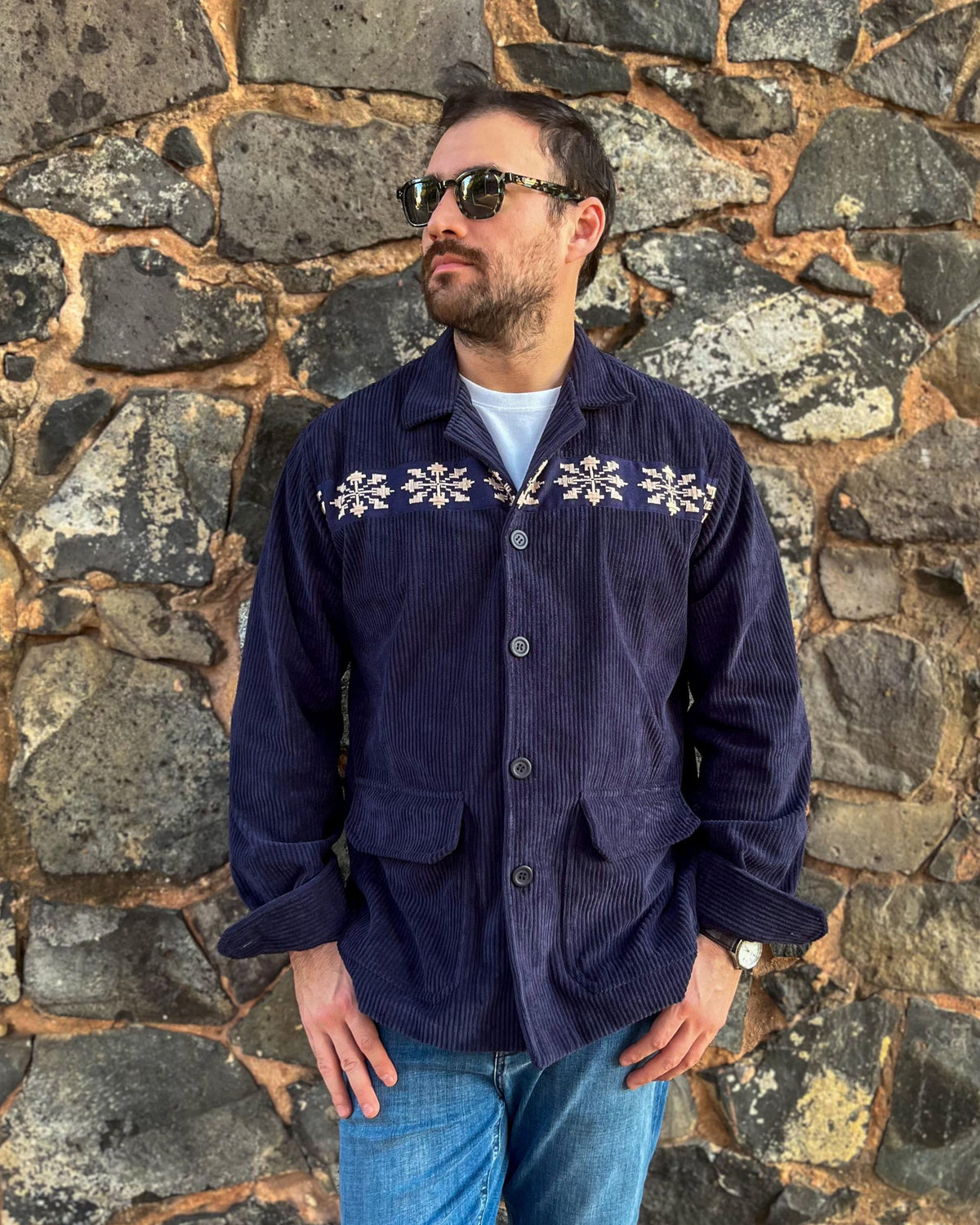 Chaqueta Corderoy Azul Marino