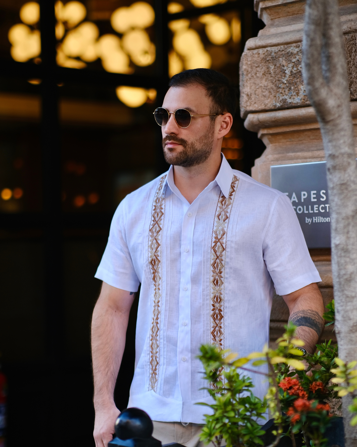 Areia de linho Guayabera