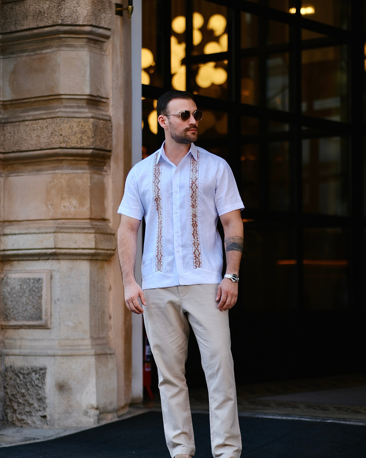 Areia de linho Guayabera