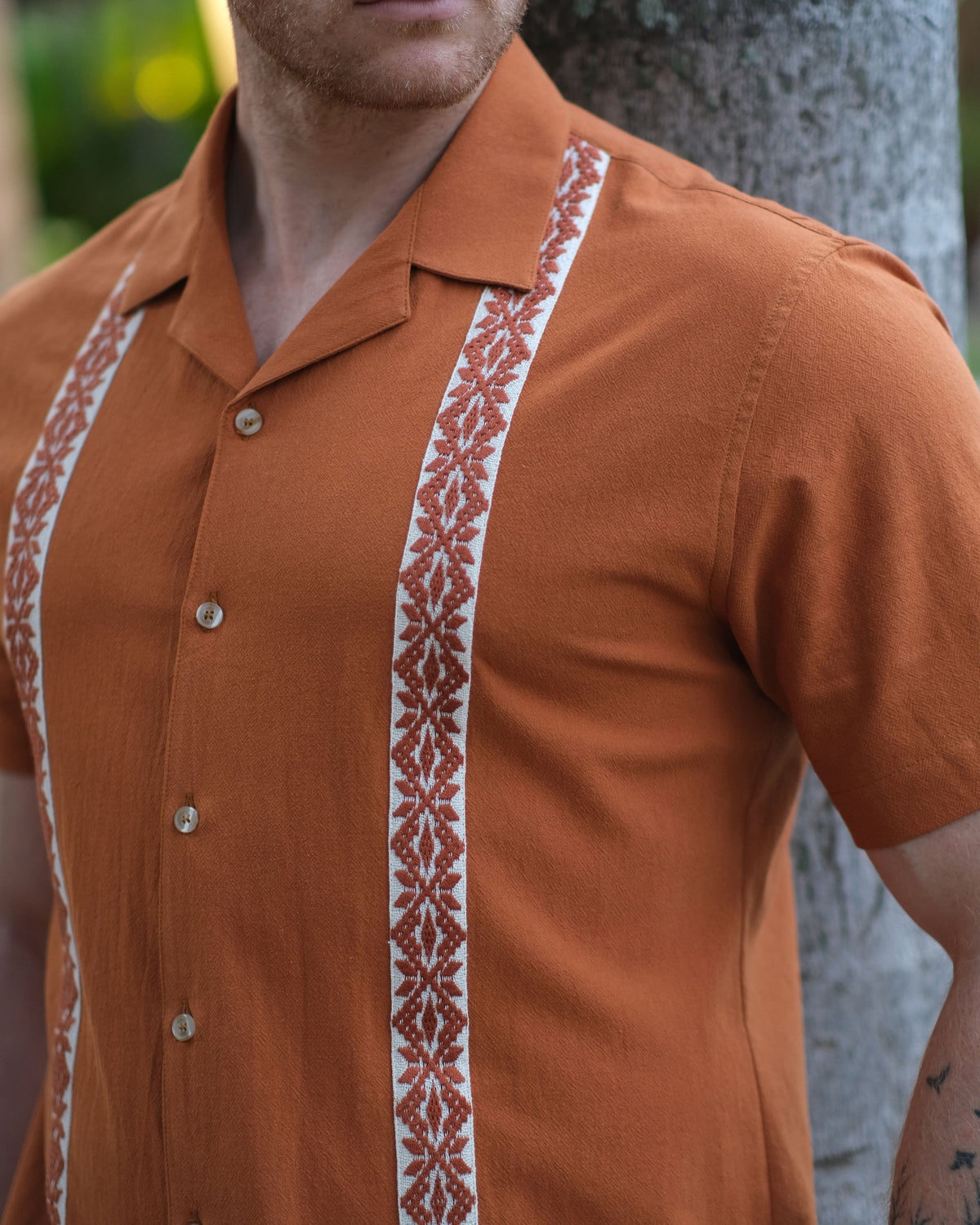 Camisa Karai Terracota