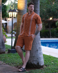 Camisa Karai Terracota