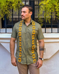 Camisa Mburukuja Verde Olivo