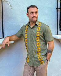Camisa Mburukuja Verde Olivo