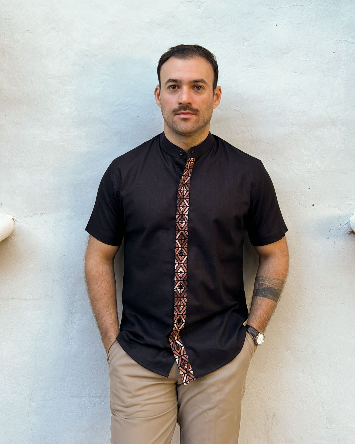 Camisa Randa Mao Negro Choco